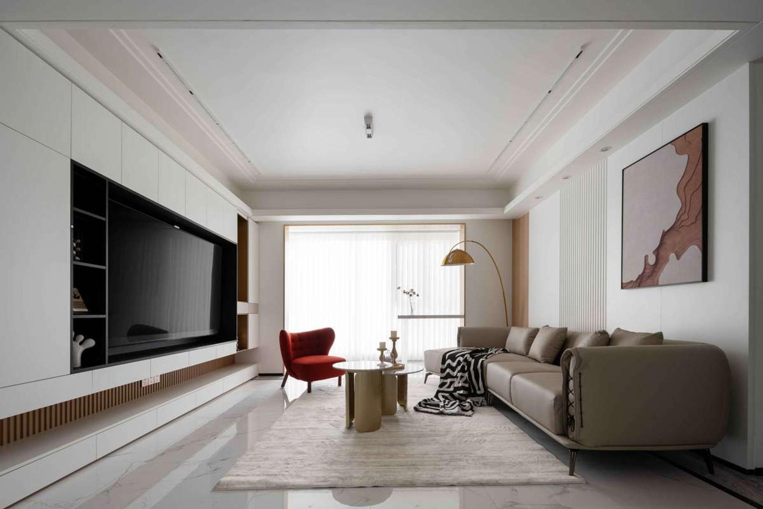 158m²现代轻奢风，细腻调整让空间更加温馨舒适