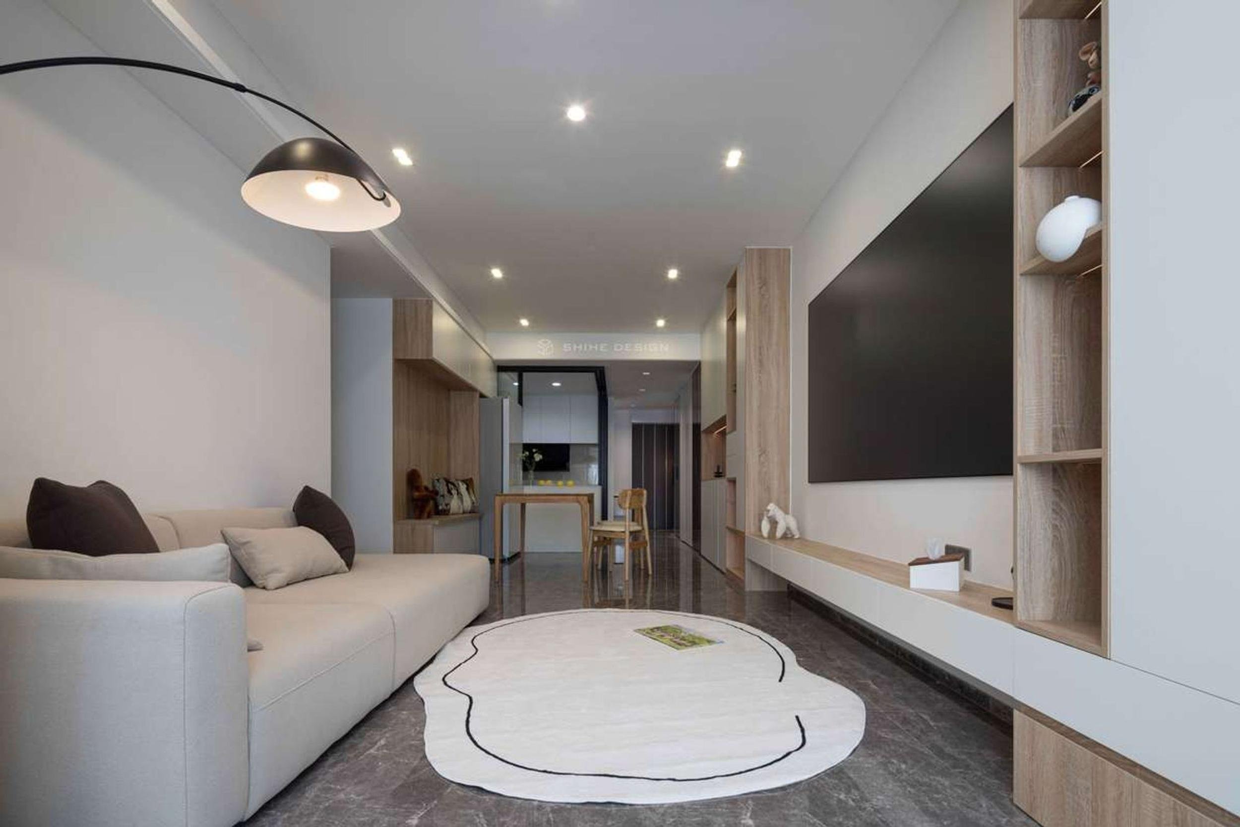 巧用厨房半开方式，轻松扩容15%！热爱旅行小夫妻的100m²太温馨